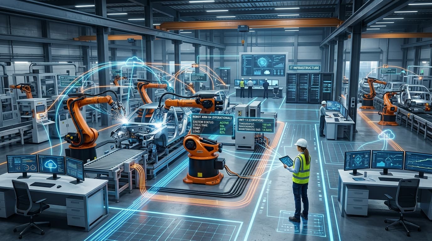 OT/IT convergence on a manufacturing floor